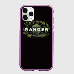 Чехол iPhone 11 Pro матовый Ranger - DnD, цвет: 3D-фиолетовый