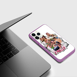 Чехол iPhone 11 Pro матовый Шуга шоу, цвет: 3D-фиолетовый — фото 2
