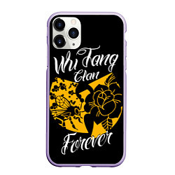 Чехол iPhone 11 Pro матовый Wu tang forever, цвет: 3D-светло-сиреневый