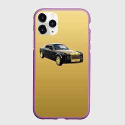Чехол iPhone 11 Pro матовый Rolls-Royce Sweptaill, цвет: 3D-фиолетовый