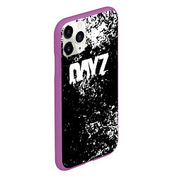 Чехол iPhone 11 Pro матовый Dayz краски брызги, цвет: 3D-фиолетовый — фото 2