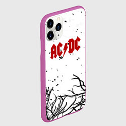 Чехол iPhone 11 Pro матовый AC DC steel bend, цвет: 3D-фиолетовый — фото 2