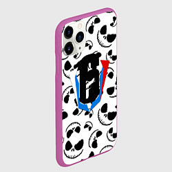 Чехол iPhone 11 Pro матовый Rainbow six монстр хэллоуин, цвет: 3D-фиолетовый — фото 2