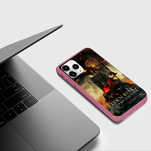 Чехол iPhone 11 Pro матовый Мессмер Пронзатель elden ring shadow of the erdtre / 3D-Малиновый – фото 3