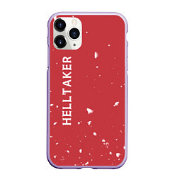 Чехол iPhone 11 Pro матовый Helltaker, цвет: 3D-светло-сиреневый