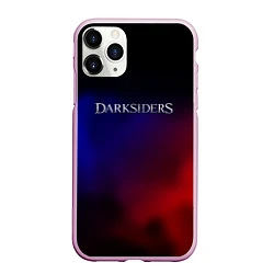 Чехол iPhone 11 Pro матовый Darksiders gradient, цвет: 3D-розовый