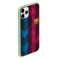 Чехол iPhone 11 Pro матовый Real Madrid sport uniform, цвет: 3D-салатовый — фото 2