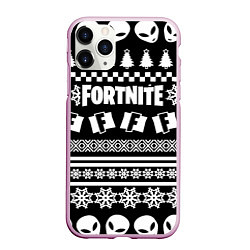 Чехол iPhone 11 Pro матовый Fortnite epic games pattern
