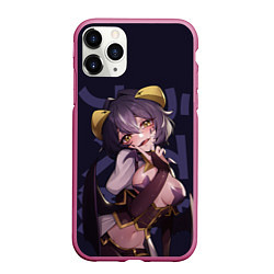 Чехол iPhone 11 Pro матовый Становясь волшебницей - Утена, цвет: 3D-малиновый