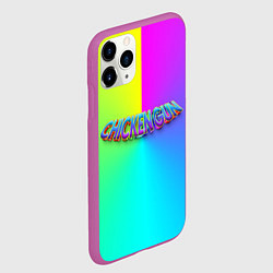 Чехол iPhone 11 Pro матовый Палитра чикен ган, цвет: 3D-фиолетовый — фото 2