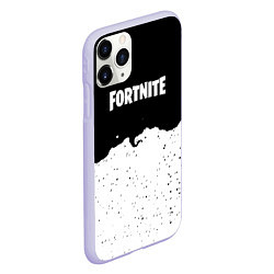Чехол iPhone 11 Pro матовый Fortnite тёмная ночь, цвет: 3D-светло-сиреневый — фото 2