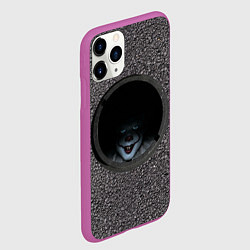 Чехол iPhone 11 Pro матовый Оно в люке, цвет: 3D-фиолетовый — фото 2