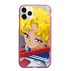 Чехол iPhone 11 Pro матовый Sailor Moon Усаги Цукино грустит