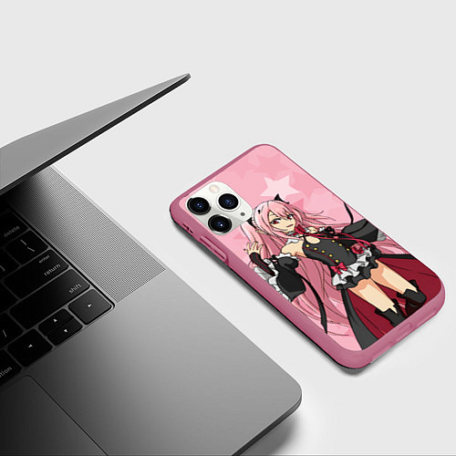 Чехол iPhone 11 Pro матовый Крул Цепеш из Последнего Серафима / 3D-Малиновый – фото 3