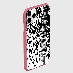 Чехол iPhone 11 Pro матовый Камуфляж городской, цвет: 3D-малиновый — фото 2