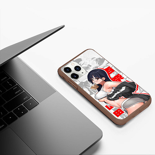 Чехол iPhone 11 Pro матовый Anna Yamada Bokuyaba / 3D-Коричневый – фото 3