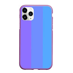 Чехол iPhone 11 Pro матовый Fivecolor, цвет: 3D-фиолетовый