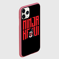 Чехол iPhone 11 Pro матовый Ниндзя Камуи на Тропе Мести, цвет: 3D-малиновый — фото 2