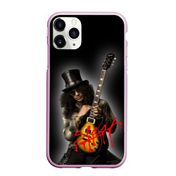 Чехол iPhone 11 Pro матовый Slash музыкант группы Guns N Roses