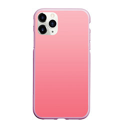 Чехол iPhone 11 Pro матовый Нежный розовый градиент