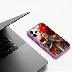 Чехол iPhone 11 Pro матовый Подземелье вкусностей - Лайос рыцарь, цвет: 3D-фиолетовый — фото 2
