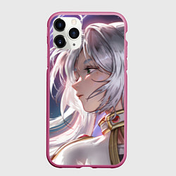 Чехол iPhone 11 Pro матовый Sousou no Frieren, цвет: 3D-малиновый