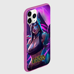 Чехол iPhone 11 Pro матовый League of Legends Kaisa Kda style, цвет: 3D-фиолетовый — фото 2