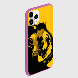 Чехол iPhone 11 Pro матовый Господин злодей - Выходной господина злодея, цвет: 3D-фиолетовый — фото 2