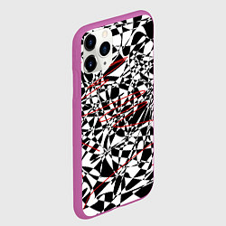 Чехол iPhone 11 Pro матовый Графика, цвет: 3D-фиолетовый — фото 2