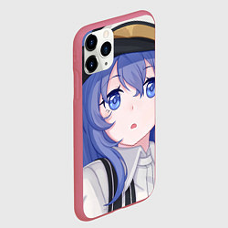 Чехол iPhone 11 Pro матовый Реинкарнация Безработного Roxy Megurdia smile, цвет: 3D-малиновый — фото 2