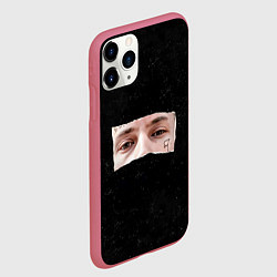 Чехол iPhone 11 Pro матовый Взгляд Kizaru, цвет: 3D-малиновый — фото 2