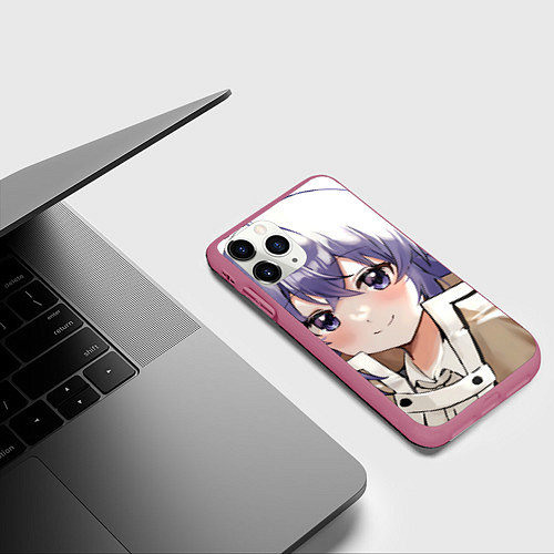 Чехол iPhone 11 Pro матовый Реинкарнация Безработного Roxy / 3D-Малиновый – фото 3