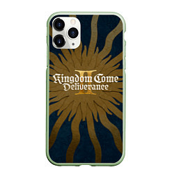 Чехол iPhone 11 Pro матовый Kingdom come 2 deliverance key art, цвет: 3D-салатовый