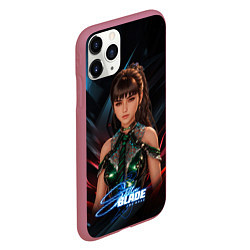 Чехол iPhone 11 Pro матовый Stellar Blade epic style, цвет: 3D-малиновый — фото 2