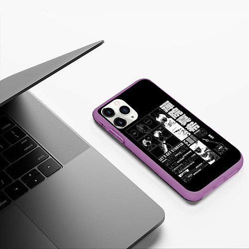 Чехол iPhone 11 Pro матовый История Маки - Магическая битва / 3D-Фиолетовый – фото 3