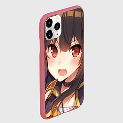 Чехол iPhone 11 Pro матовый Konosuba Мэгумин cute, цвет: 3D-малиновый — фото 2