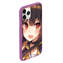 Чехол iPhone 11 Pro матовый Konosuba Мэгумин cute, цвет: 3D-фиолетовый — фото 2