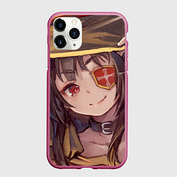 Чехол iPhone 11 Pro матовый Konosuba Мэгумин cute, цвет: 3D-малиновый