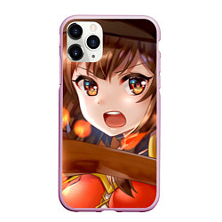 Чехол iPhone 11 Pro матовый Konosuba Мэгумин cute, цвет: 3D-розовый