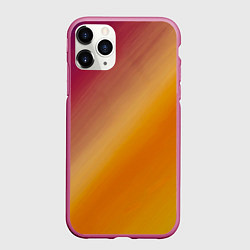 Чехол iPhone 11 Pro матовый Абстракция солнечный луч, цвет: 3D-малиновый