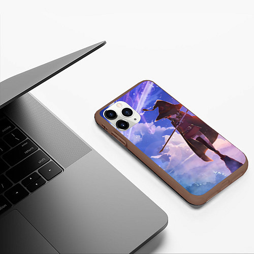 Чехол iPhone 11 Pro матовый Konosuba Мэгумин cute / 3D-Коричневый – фото 3