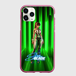 Чехол iPhone 11 Pro матовый Stellar Blade green Eve, цвет: 3D-малиновый