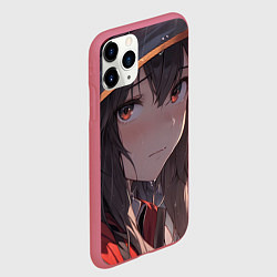 Чехол iPhone 11 Pro матовый Konosuba Мэгумин cute, цвет: 3D-малиновый — фото 2