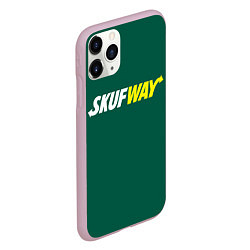 Чехол iPhone 11 Pro матовый Skuf - way, цвет: 3D-розовый — фото 2