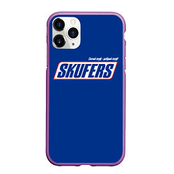 Чехол iPhone 11 Pro матовый Skufers, цвет: 3D-фиолетовый