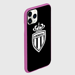 Чехол iPhone 11 Pro матовый Monaco fc club sport, цвет: 3D-фиолетовый — фото 2