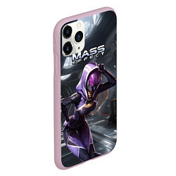 Чехол iPhone 11 Pro матовый Mass Effect ТалиЗора, цвет: 3D-розовый — фото 2