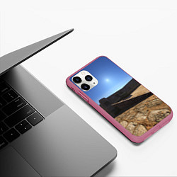 Чехол iPhone 11 Pro матовый Dust2 full 3d 4k, цвет: 3D-малиновый — фото 2