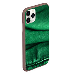 Чехол iPhone 11 Pro матовый Зеленая джинса, цвет: 3D-коричневый — фото 2