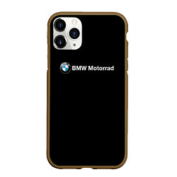 Чехол iPhone 11 Pro матовый Bmw logo, цвет: 3D-коричневый